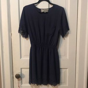 Pink Martini cute navy dress with details